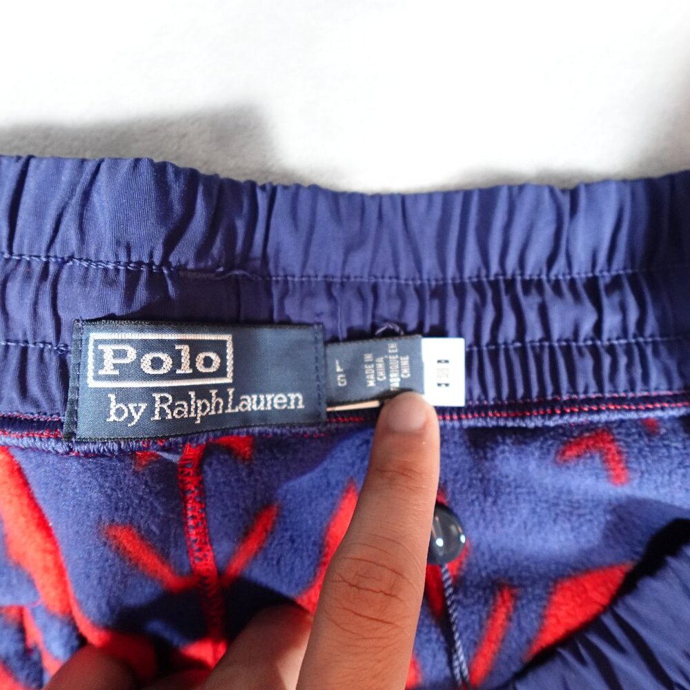 Polo Ralph Lauren Holiday Sun Valley Fleece Jogger Pants Mens L 28" Colorful NEW - Picture 4 of 13